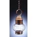 Northeast Lantern Onion 15 Inch Tall Outdoor Hanging Lantern - 2032-DAB-MED-CSG