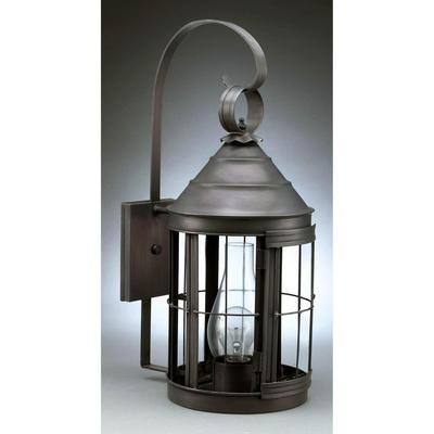 Northeast Lantern Heal 20 Inch Tall Outdoor Wall Light - 3337-DAB-CIM-SMG