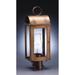 Northeast Lantern Livery 21 Inch Tall Outdoor Post Lamp - 8043-DB-CIM-SMG