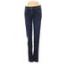 Hollister Jeggings - Low Rise: Blue Bottoms - Women's Size 28 - Dark Wash