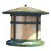 Arroyo Craftsman Berkeley 10 Inch Tall 1 Light Outdoor Pier Lamp - BC-11-M-BK