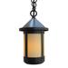 Arroyo Craftsman Berkeley 10 Inch Tall 1 Light Outdoor Hanging Lantern - BH-6-CR-BK