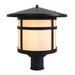 Arroyo Craftsman Berkeley 11 Inch Tall 1 Light Outdoor Post Lamp - BP-14-F-VP