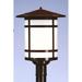 Arroyo Craftsman Berkeley 15 Inch Tall 1 Light Outdoor Post Lamp - BP-14L-CR-RB