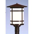 Arroyo Craftsman Berkeley 15 Inch Tall 1 Light Outdoor Post Lamp - BP-14L-RM-MB