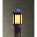 Arroyo Craftsman Berkeley 13 Inch Tall 1 Light Outdoor Post Lamp - BP-8-CR-BK