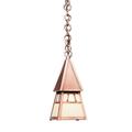 Arroyo Craftsman Dartmouth 12 Inch Tall 1 Light Outdoor Hanging Lantern - DH-4-CR-S