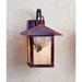 Arroyo Craftsman Evergreen 20 Inch Tall 1 Light Outdoor Wall Light - EB-16PF-TN-BK