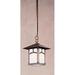 Arroyo Craftsman Evergreen 12 Inch Mini Pendant - ESH-12SF-AM-VP