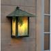 Arroyo Craftsman Evergreen 13 Inch Tall 1 Light Outdoor Wall Light - EW-12A-F-BK