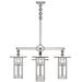 Arroyo Craftsman Franklin 33 Inch 6 Light Chandelier - FCH-9L-4-1-GW-BK