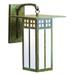 Arroyo Craftsman Glasgow 15 Inch Tall 1 Light Outdoor Wall Light - GB-9L-CS-RC