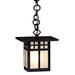 Arroyo Craftsman Glasgow 7 Inch Tall 1 Light Outdoor Hanging Lantern - GH-6-WO-BZ