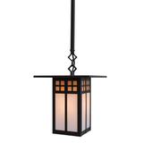 Arroyo Craftsman Glasgow 42 Inch Tall 1 Light Outdoor Hanging Lantern - GSH-9-GW-RB