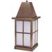 Arroyo Craftsman Hartford 15 Inch Tall 1 Light Outdoor Pier Lamp - HC-6-TN-RC