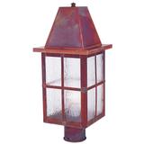 Arroyo Craftsman Hartford 20 Inch Tall 1 Light Outdoor Post Lamp - HP-8-M-BK