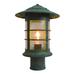 Arroyo Craftsman Newport 14 Inch Tall 1 Light Outdoor Post Lamp - NP-9-RM-BZ