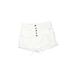 Joe's Jeans Denim Shorts - Mid/Reg Rise: Ivory Bottoms - Women's Size 26