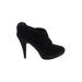 Impo Heels: Black Print Shoes - Women's Size 9 - Round Toe
