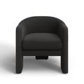 Armchair - AllModern Upland 30.3" W Armchair Polyester/Microfiber/Microsuede in Black | Wayfair 2B3FD81EDC2D423A93B3E5D47401187B