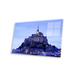 Latitude Run® Lanessa Mont St Michel Brittany France by Panoramic Images Plastic/Acrylic in Black/Blue/Brown | 16 H x 24 W x 0.25 D in | Wayfair