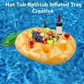 Porte-flotteur gonflable en PVC forme de fruit étanche pour piscine