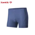 Santic – sous-vêtements de cyclisme pour hommes Shorts rembourrés en Gel éponge 3D antichocs