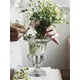 Vase en verre de cristal clair de luxe européen rétro décoration de la maison simple décoration de