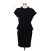 Lafayette 148 New York Casual Dress: Black Dresses - Women's Size 8