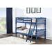 ACME Homestead Wooden Bunk Bed, Mid-Century Modern Separable Bunk Bed Platform Bed with Ladder for Kids Teens