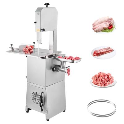 VEVOR 850W Meat Bandsaw Stainless Vertical 23.6x18.3" Workbeach 2 Blades for Pork