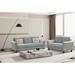 Modern Sofa Set with Removable Cushions and Sturdy Solid Wood Frame, Free Combination Living Room Furniture