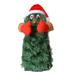 Honrane Xmas Electric Toy Christmas Tree Toy Adorable Singing Dancing Xmas Tree Electric Toy Funny Rotating Green Christmas Tree for Party Decoration