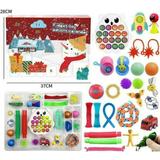 Nightwill Advent Calendars 2023 Fidget Advent Calendar Toy Pop Set 24DAYS Christmas Countdown Calendar Sensory Stress Relief Toys Pack Surprise Gifts Box Xmas Party Favor