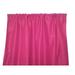 Faux Silk Solid Dupioni Window Curtain 56 Inch Wide Fuchsia