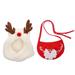 TOYMYTOY 2Pcs Pet Dogs Cats Xmas Costume Accessories Christmas Deer Scarf and Hat Set