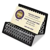 Artistic Products ART20001 Urban Collection Punched Metal Business Card Holder Holds 50 2 X 3 1/2 Black