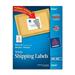 Avery Shipping Label - 3.33 Width X 4 Length - 600 / Box - Rectangle - 6/sheet - Inkjet - White (AVE8464)