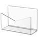 BESTONZON Acrylic Mail Holder Clear Desktop Bookshelf Tabletop Office Desk Letter Holder