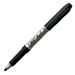 Bic Mark-It Gripster Permanent Marker - Fine Marker Point Type - Black Ink - Silver Barrel (Gpm11Bk)