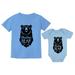 Big Brother Bear shirt Little Baby Boy Girl bodysuit Matching Sibling Outfit Set Toddler California Blue 5/6 / Baby Aqua 12M (6-12M)