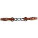 Professionals Choice 3 Link Curb Chain Harness Leather