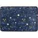 SKYSONIC Doormat Blue Sky and Planets Lightweight Non Slip Indoor Outdoor Entryway Rugs Floor Mat for Bathroom Kitchen Entrance 23.6 x 15.7 inches