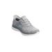 Wide Width Women's The Slip-Ins™ Hands Free Summits Sneaker by Skechers in Grey Wide (Size 8 W)