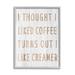 Stupell Industries Funny Kitchen Coffee Phrase Framed On Wood by Lil' Rue Graphic Art Wood in Brown/White | 14 H x 11 W x 1.5 D in | Wayfair