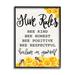 Stupell Industries Hive Rules Bee Phrase Framed On Wood by Fearfully Made Creations Graphic Art Wood in Brown/White | 14 H x 11 W x 1.5 D in | Wayfair