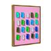 Stupell Industries Gummy Candy Bears Pattern Framed On Wood by Lil' Rue Graphic Art Wood in Brown/Pink | 31 H x 25 W x 1.7 D in | Wayfair