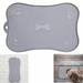 Aosijia Silicone Dog Food Mat Dog Mat for Food and Water Raised Edges to Prevent Spills Waterproof Dog Feeding Mat Keep Pet Bowls in Place 11.8 x 19.8 Inches