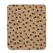 FRCOLOR Pet Blanket for Dog Cat Animal Paw Double-sided Fleece Blankets All Year Round Puppy Kitten Bed Sleep Mat 60x70cm (Beige Background with Black Paws)