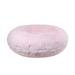 Dog Bed Extra Plush Faux Fur Dog Bean Bed Calming Circle Dog Bed with Lining and Removable Washable Cover for Large Dogs Pink